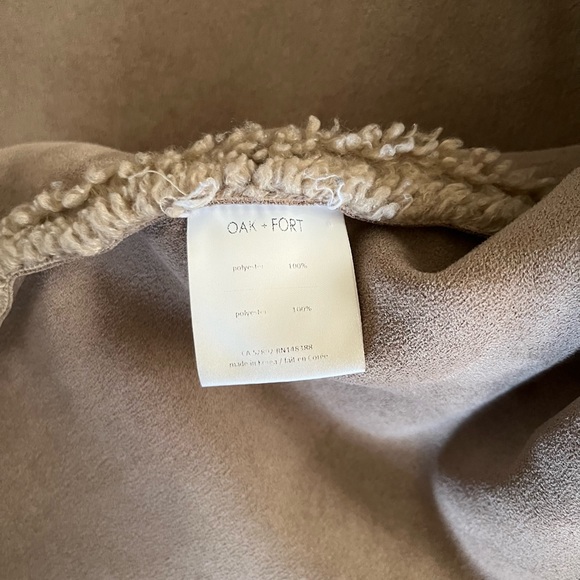 Oak + Fort Shearling Teddy Jacket - Picture 5 of 6